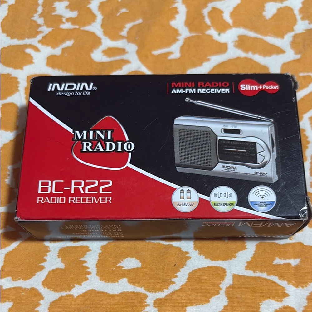 NDI BC-R22 Mini Radio Receiver - Silver